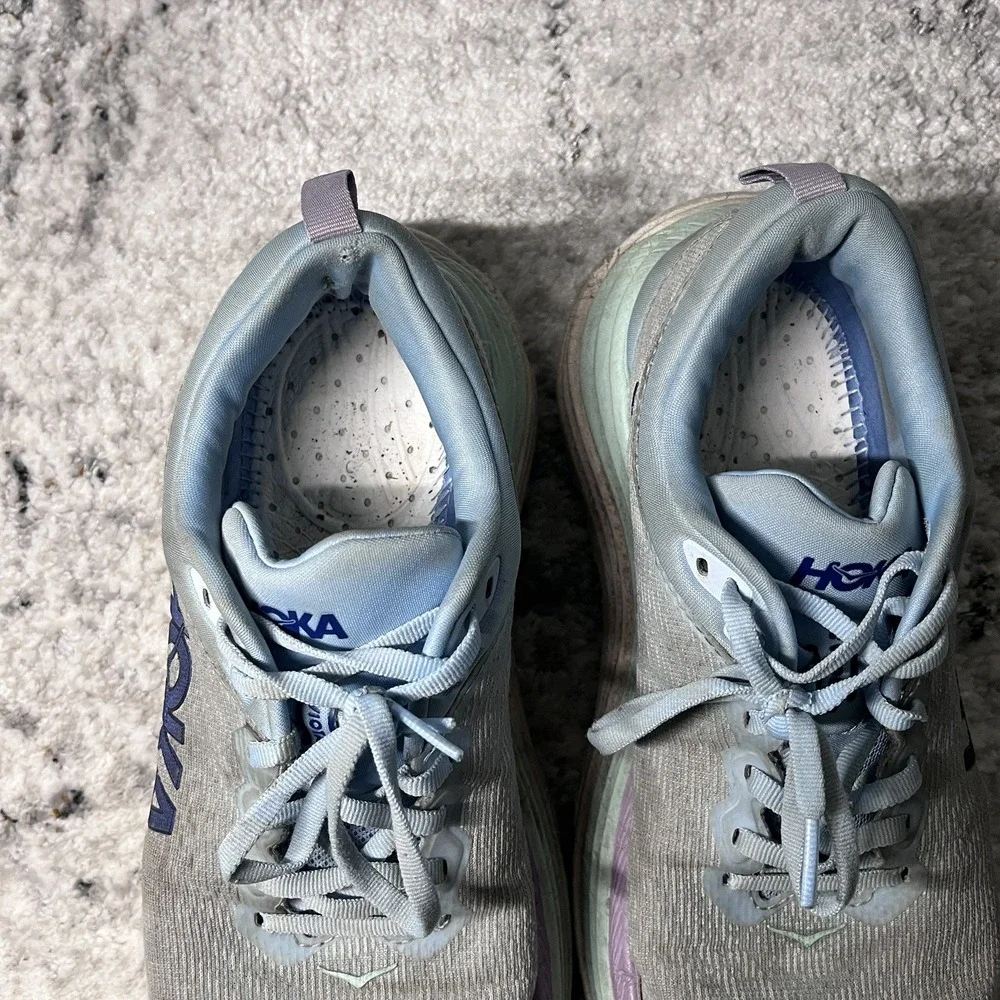 Hoka One Gaviota‎ 5 Women's Size 9B Blue Athletic Running Sneaker Shoes